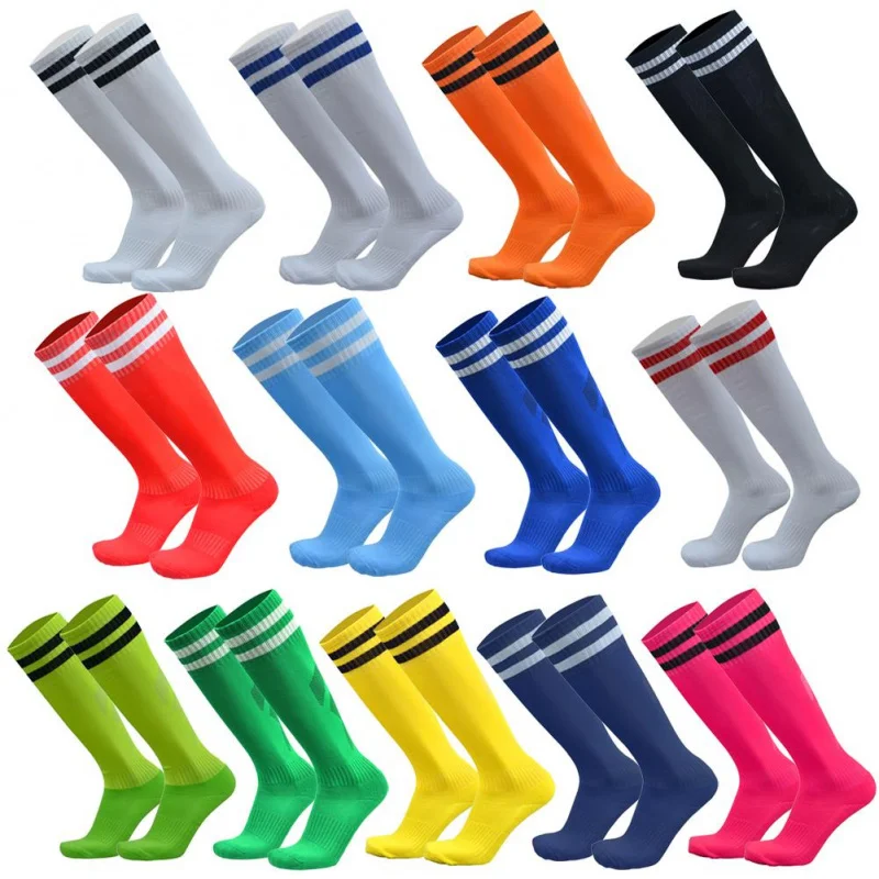 

Football Spandex Children 2023 Long Socks Cotton 1 Kids Pair Soccer Over Knee Socks Baseball Hockey Kids Sock Outdoor Sports Soc