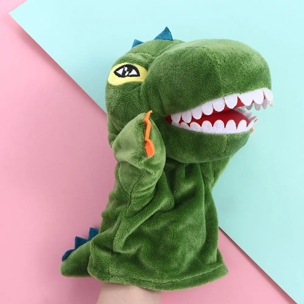 

Animal Hand Finger Puppet Plushed Doll Educational Toys Bear Shark Simulator Soft Stuffed Toys Dinosaur Panda Anime Doll Game