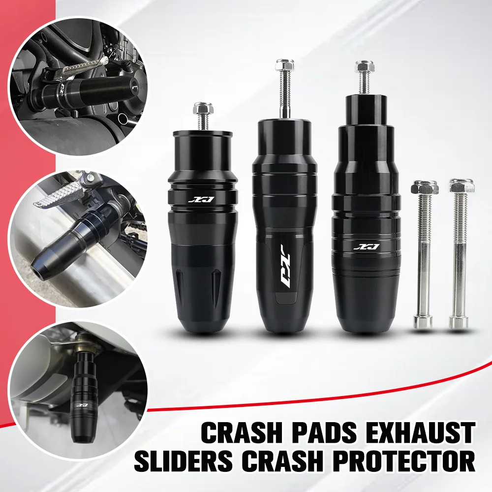 Фото Для мотоциклов YAMAHA XJ6, XJ550, XJ600, XJ650, XJ6N, XJ700, XJ900: аксессуары, защита от падения, слайдер выхлопной системы, краш-пэды, слайдер. №2