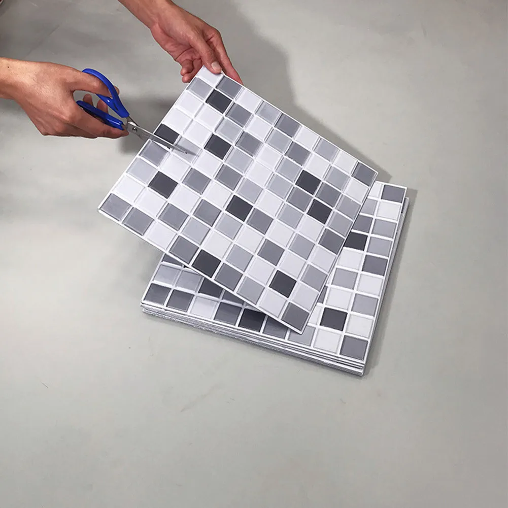 1 шт. 3D кухонная настенная плитка мозаичная наклейка для ванной комнаты высокая
