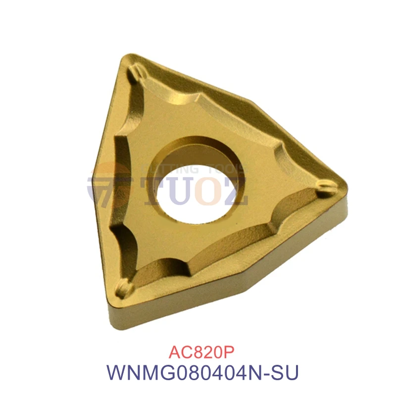 

Original WNMG080404N-SU AC820P WNMG080408N-SU External Turning Tools Carbide Insert WNMG 080404 080408 N -SU CNC Lathe Cutter