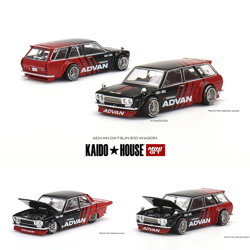 

MINI GT 1:64 510 Pro Street ADVAN коллекция литых под давлением моделей автомобилей