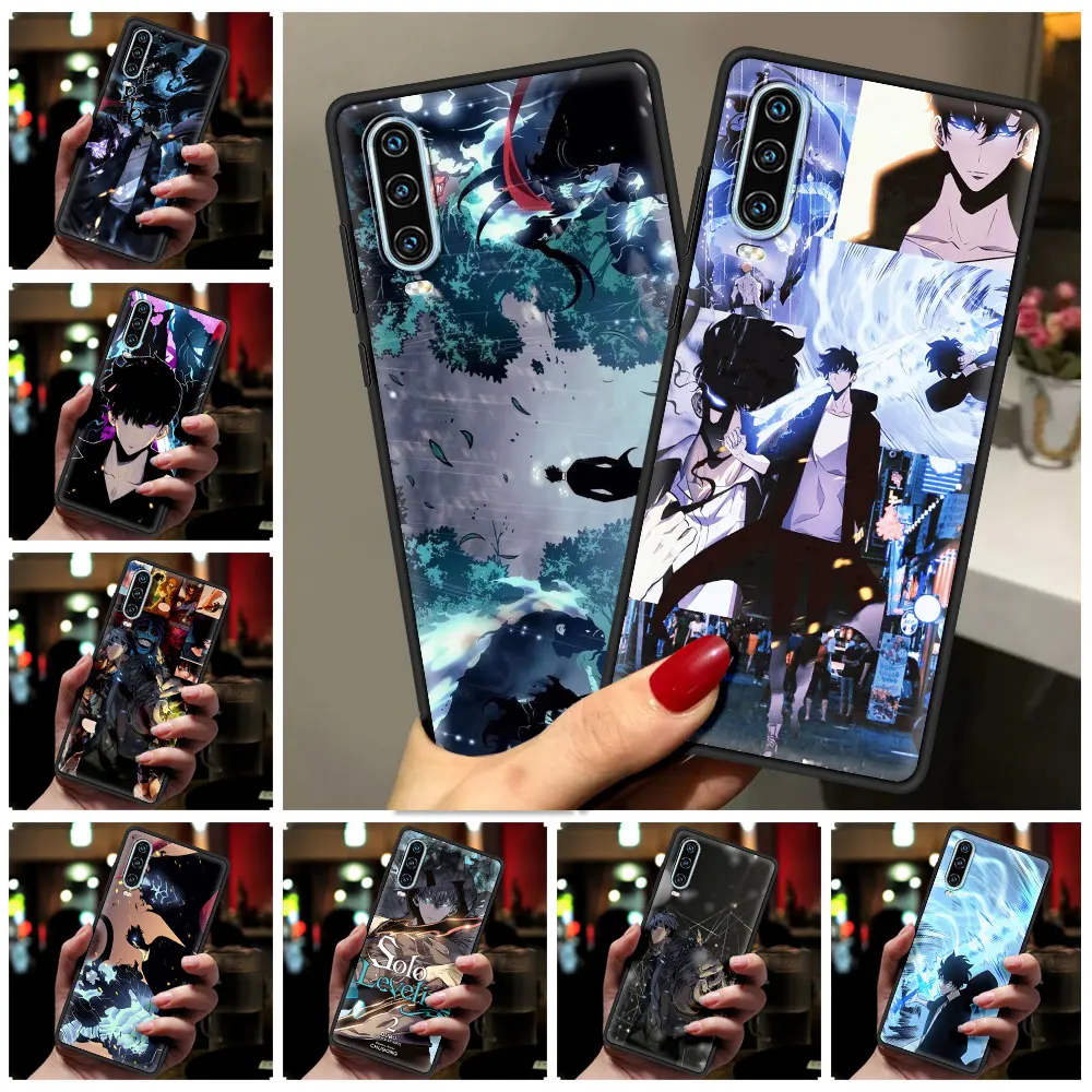 

Solo Leveling Comics Anime Phone Case For Huawei P50 P40 P30 Lite E P20 Pro Y9 Y7 Y6 2019 P Smart 2021 Z Y6p Y7a Y9s Cover Coque