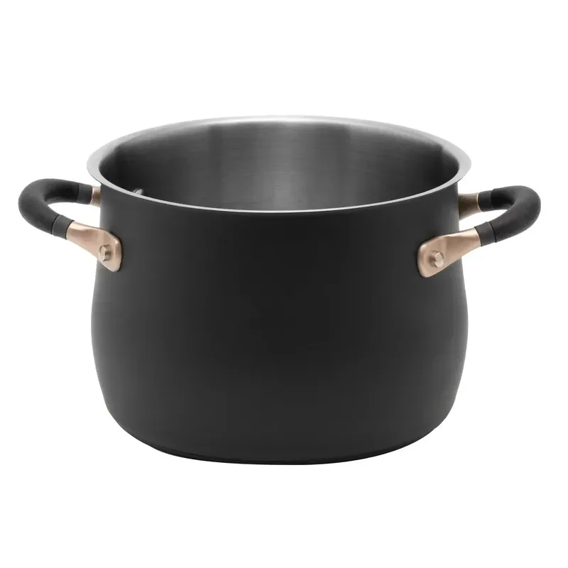

Accent Series Stainless Steel Stockpot, 5-Quart, Matte Black