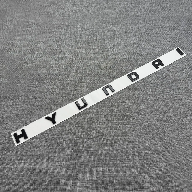 

Замена логотипа багажника автомобиля Hyundai, наклейка с английской буквой, замена Elantra Accent IX35 I20 I30 Sonata Veloster Tucson