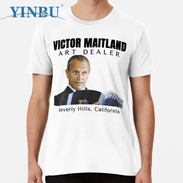 

Victor Maitland-художественный дилер Премиум YINBU брендовая Высококачественная Мужская короткая футболка 2023 графическая футболка