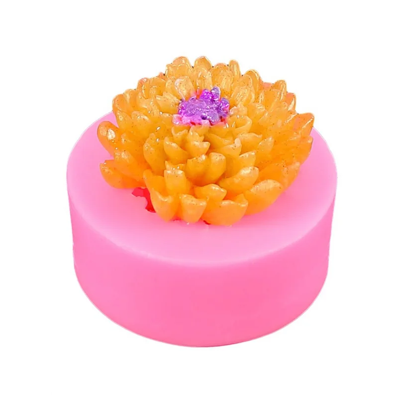 

Chocolate Mold Candle Soap Mould Rose Shaped Flower Cake Decoration Scented Candle Mold Chocolate Candy Craft Baking Tools