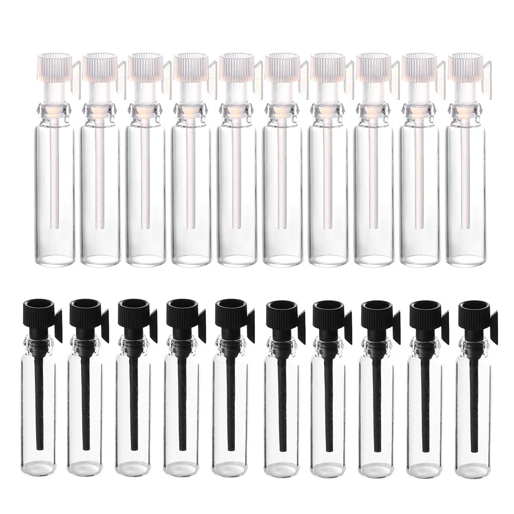 

100 Pcs Glass Bottle Bottling Travel Containers Small Bottles Empty Sample Perfume Sampler Mini