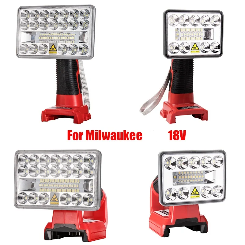 

Бесплатная доставка для Milwaukee 18V литий-ионный аккумулятор пистолет/Портативная Светодиодная лампа вспысветильник свет для улицы рабосветильник высокого качества