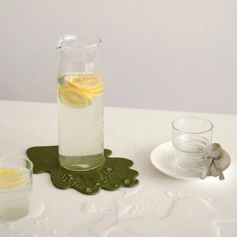 

Nordic Style Kitchen Coaster Cup Pad Creative And Simple Silicone Cloud Oak Leaf Potmat Squirrel Placemat Silicone Coaster