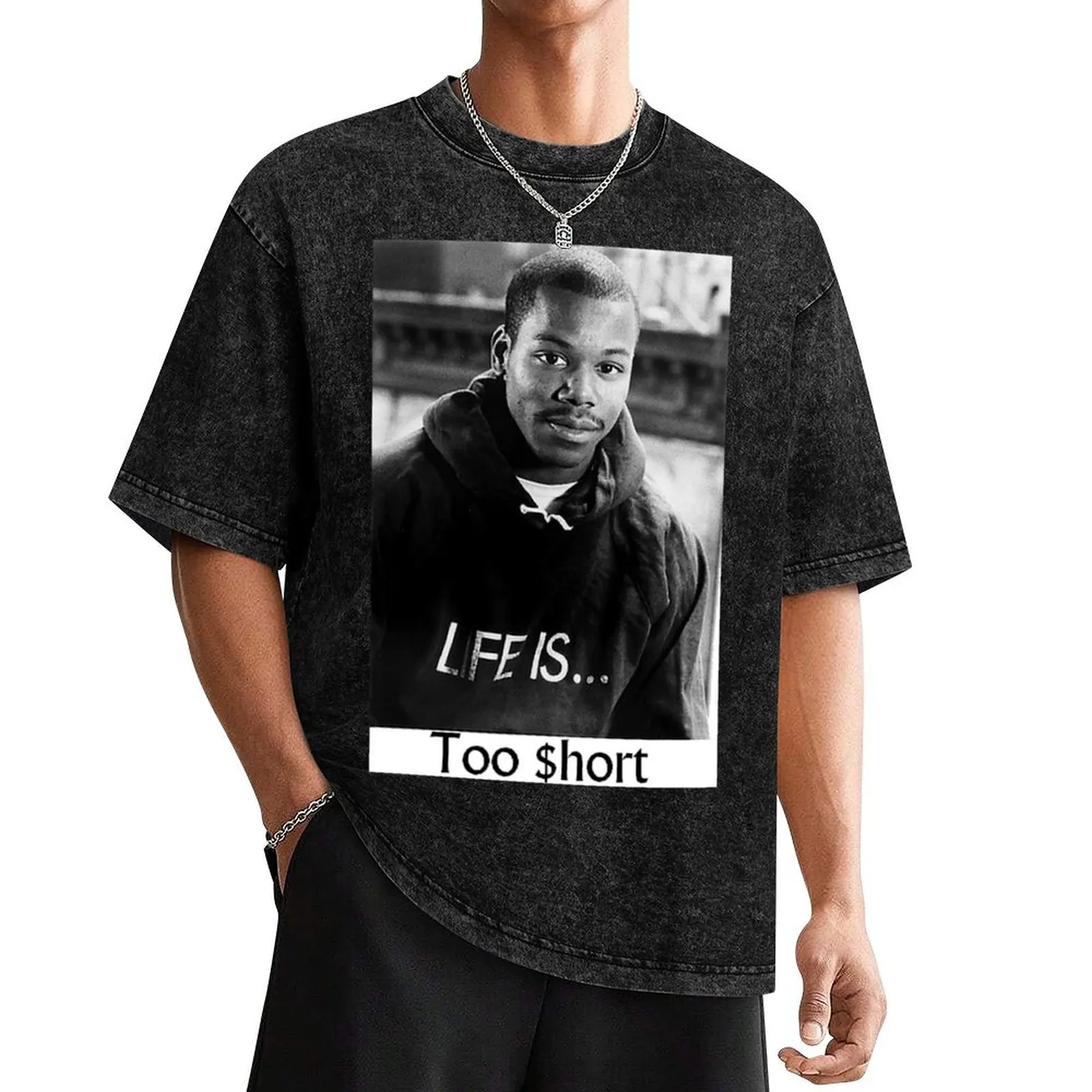 Слишком короткая: футболка с надписью Life Is Too $ hort мешковатые рубашки дешевая