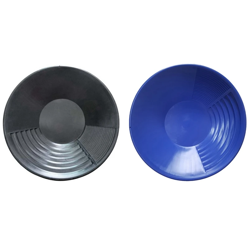 

4Pcs Plastic Gold Pan Basin Nugget Mining Dredging Prospecting For Sand Gold Mining Manual Wash Gold Panning Equipment