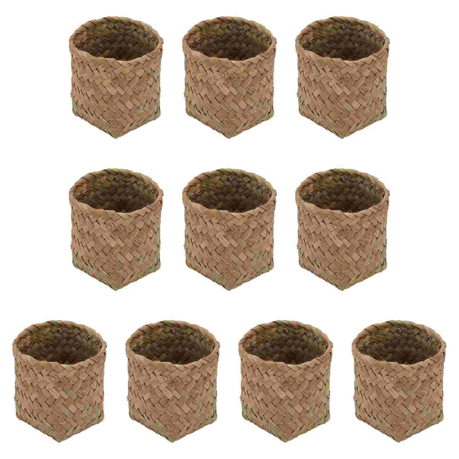 

Basket Mini Box Candy Baskets Wedding Woven Storage Boxes Case Gift Flower Rattan Holder Seagrassparty Wicker Chocolate