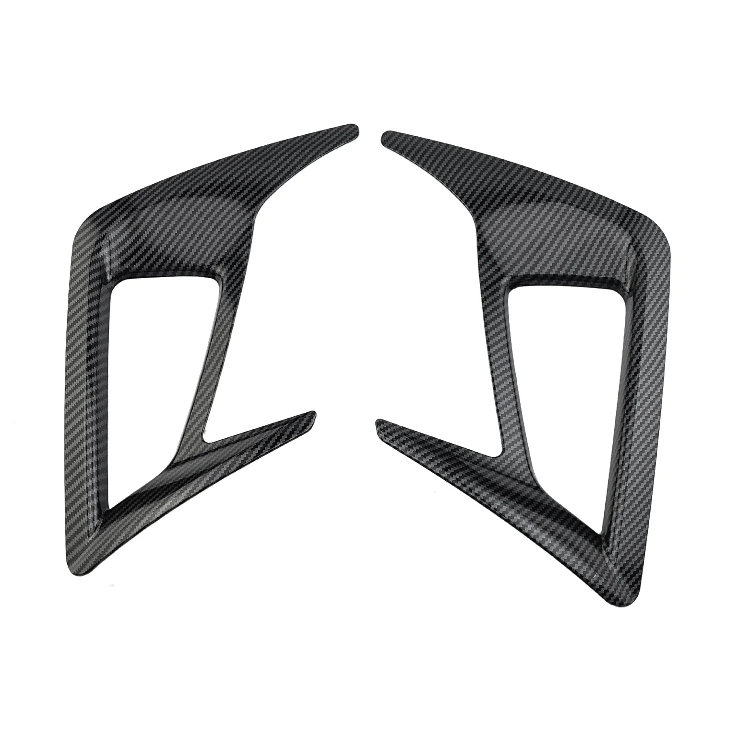 

2Pcs Carbon Fiber Rear Fog Light Lamp Cover Trim for Focus Hatchback MK4 2019-2020