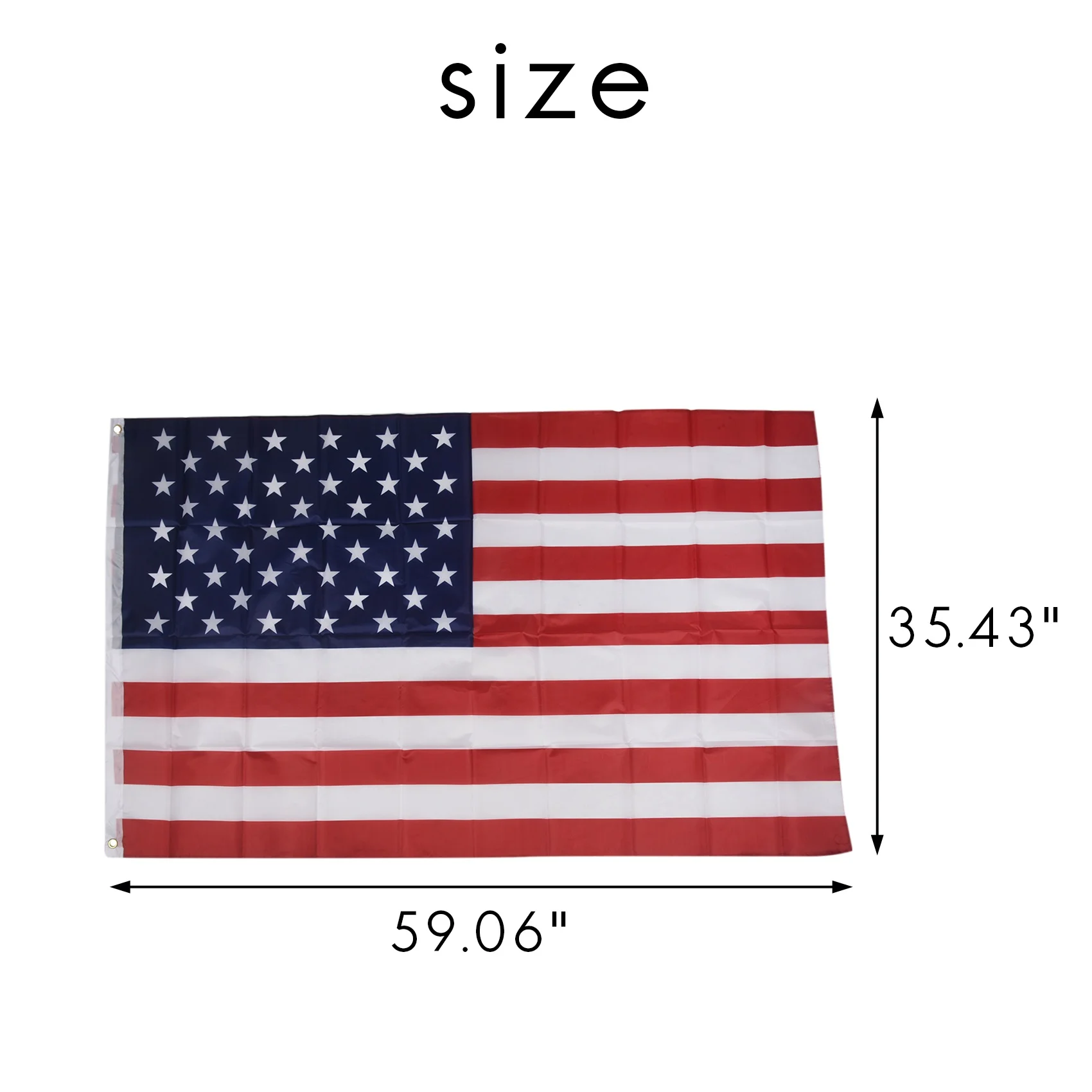 Рекламный американский флаг США-150x90 см (100% соответствует изображению)