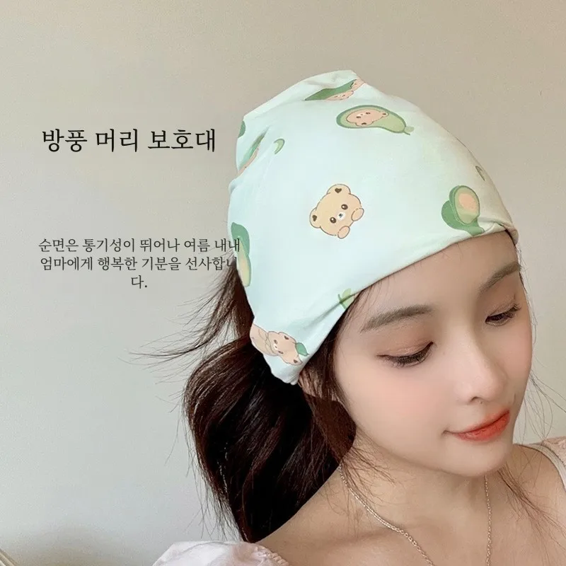 Шляпа для родов послеродовой летний платок повязка волос беременных женщин