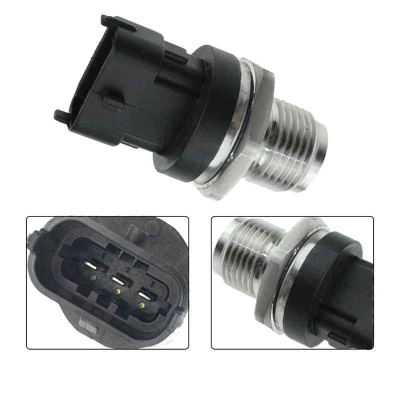 4Pcs 0281002907 0281002720 0281002920 Common Regulator Fuel Rail Pressure Sensor For Renault Mercedes MWM VW Chevrolet
