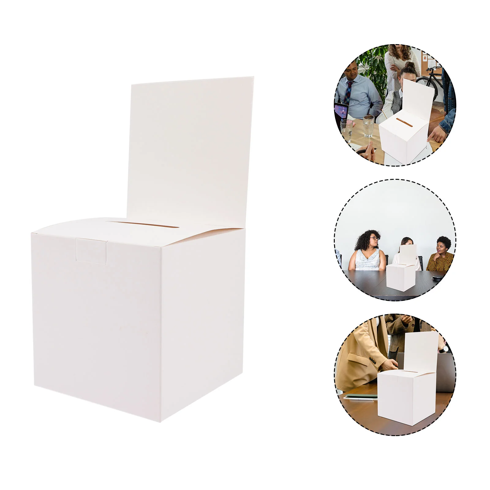 

12pcs Boxes Portable Practical Raffle Boxes Donation Boxes Ballot Boxes Boxes Cardboard Suggestion Boxes