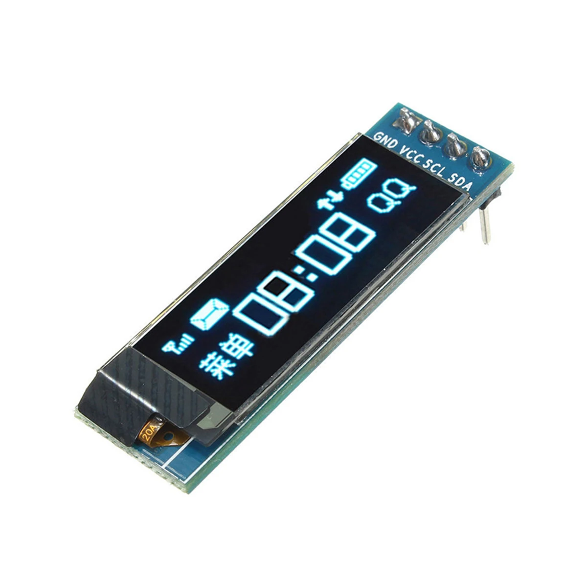 0 91 дюймов O светодиодный Дисплей модуль белый/синий 128X32 ЖК-дисплей SSD1306 12864