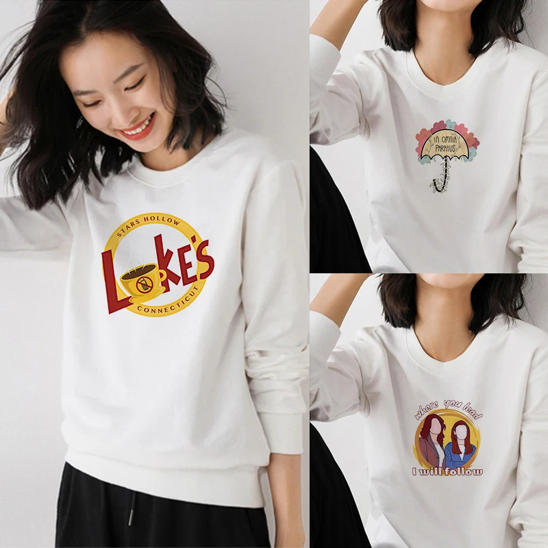 

Женский пуловер в стиле Харадзюку, с длинным рукавом и круглым вырезом