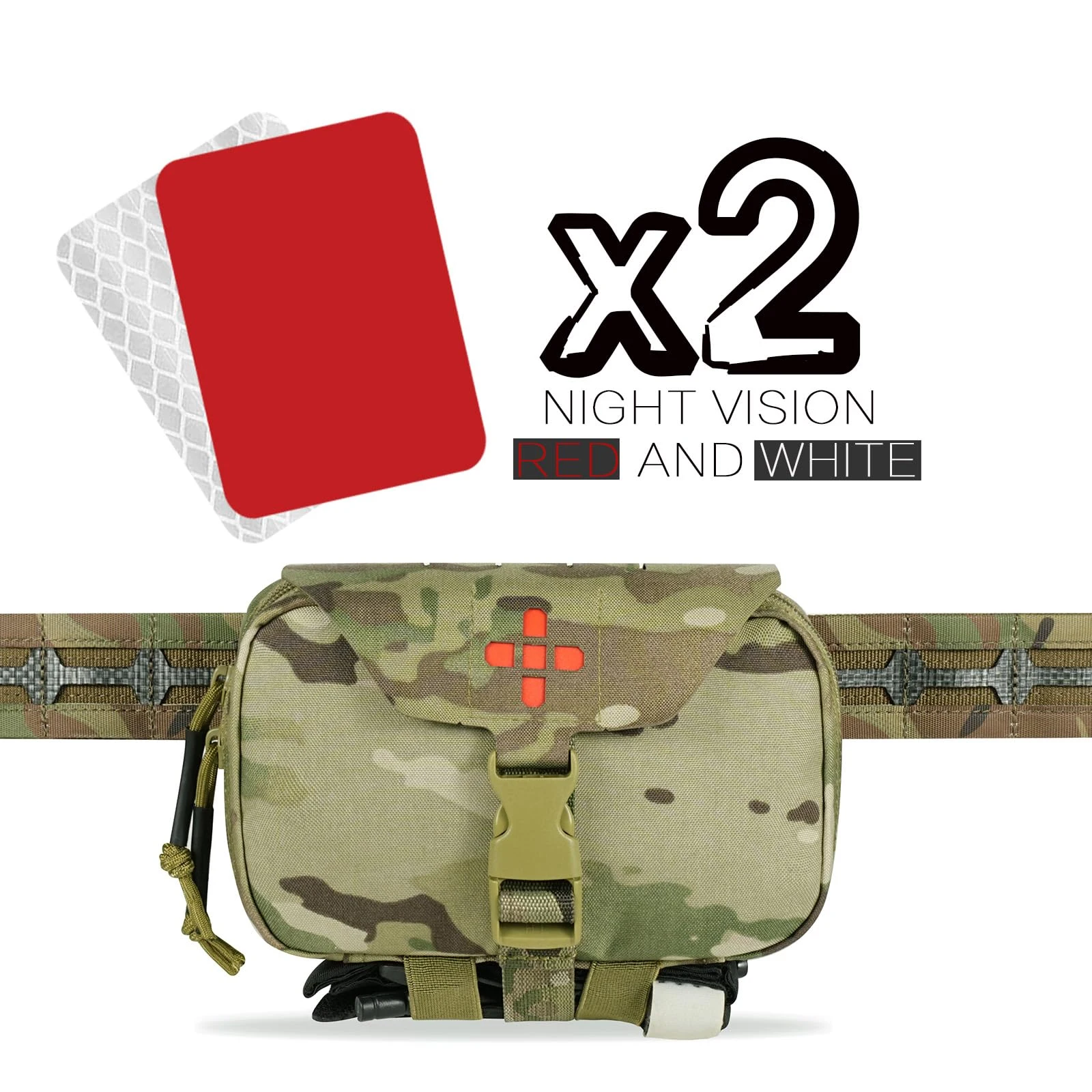 Тактический подсумок Rip Away MOLLE IFAK с быстросъемной системой отрывания набор для
