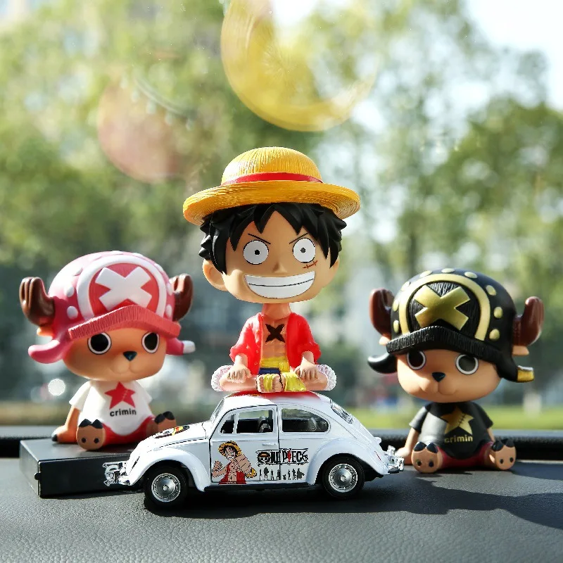 

Украшение интерьера автомобиля из мультфильма аниме One Piece Luffy Zoro Chopper экшн-фигурка модель орнамент товары для автомобиля Аксессуары для дек...