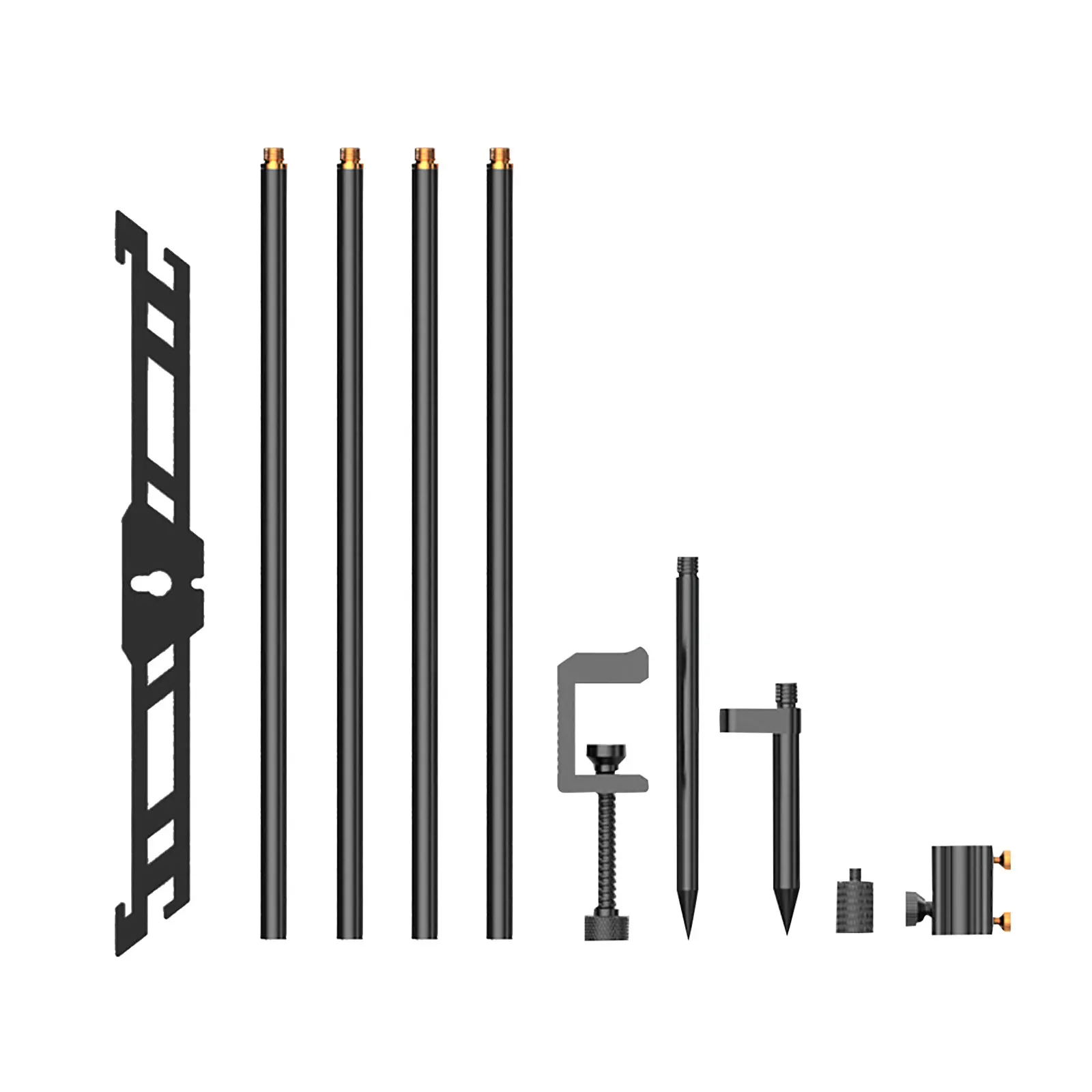 

Detachable Aluminum Alloy Camping Lantern Lamp Bracket Portable Storage Hook Tent Table Hanging Light Holder Stand