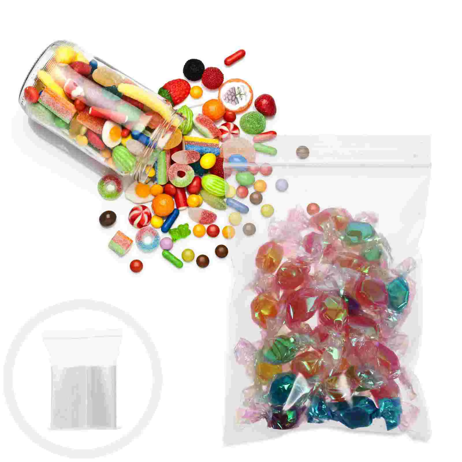 

Cleargiftpackaging Favors Treatstoragecandy Cookie Jewelry Reclosable Sealing