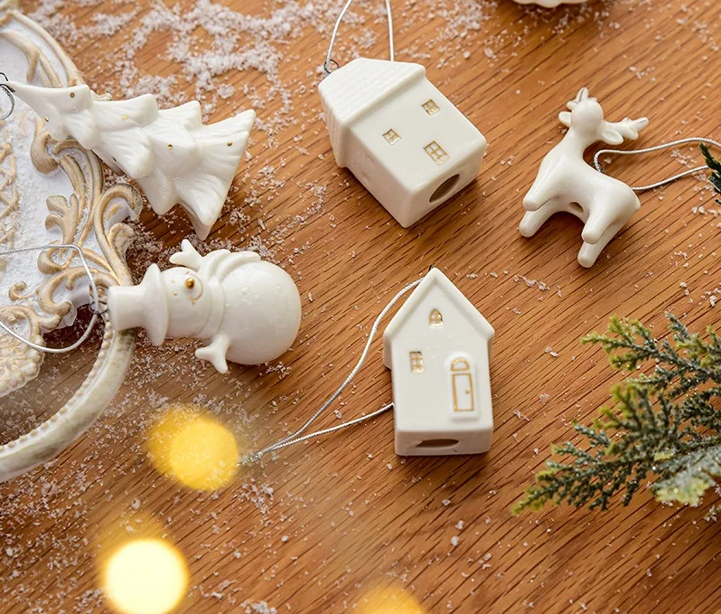 

Керамический елочный орнамент Натали