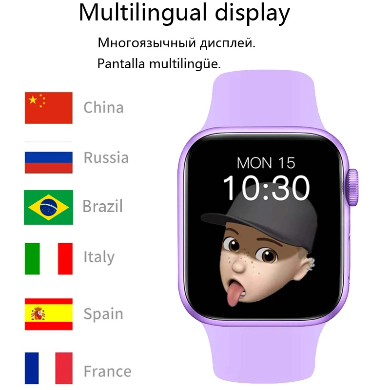 2 Inch IWO X8MAX Smart Watch Men Women Smartwatch 2022 Bluetooth Call Music Multi Language Fitness Tracker Clock For Android IOS