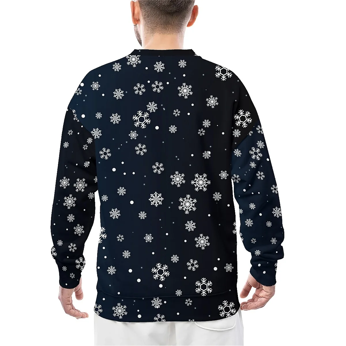 Праздничная Рождественская Толстовка с длинным рукавом liaseo 3D принтом идеально