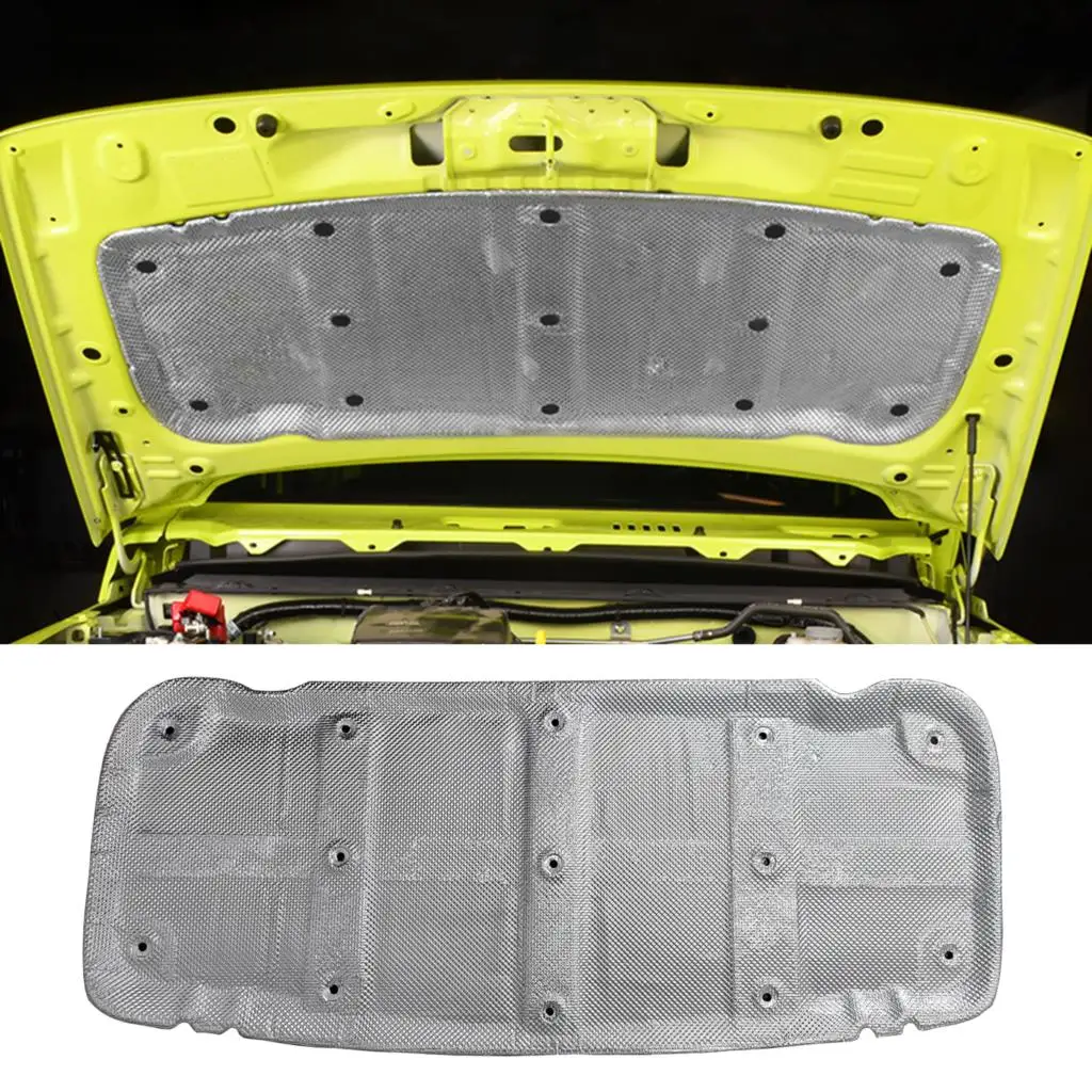 

Sound Heat Insulation Mat Cotton Car Engine Hood Sound Deadener Cover For Suzuki Jimny JB74 JB64 2019 2020 2021 2022 Accessories