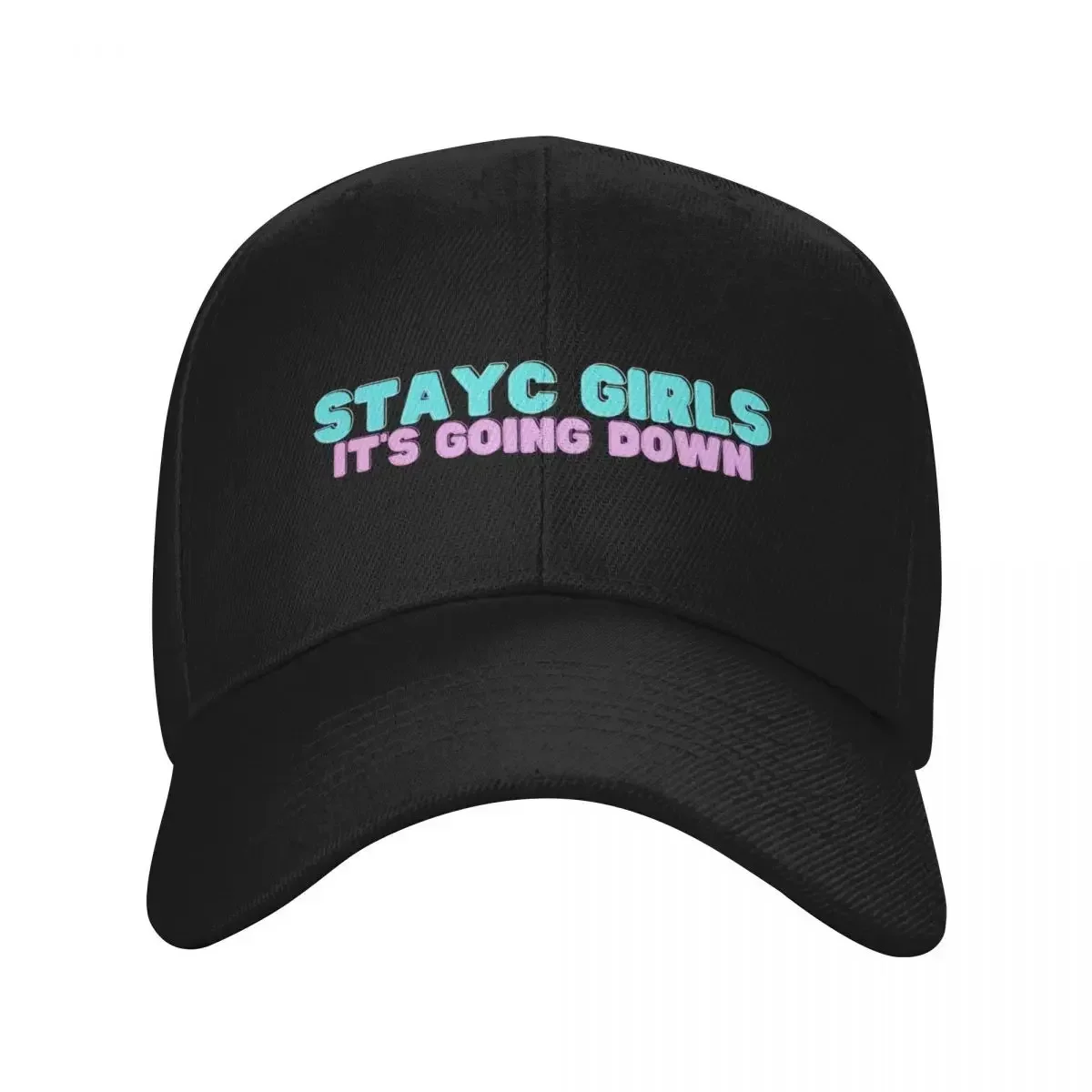 Фото Новая бейсболка STAYC GIRLS IT'S GOING DOWN, роскошные кепки, защитная кепка, пляжная кепка в стиле аниме для девочек и мужчин №2
