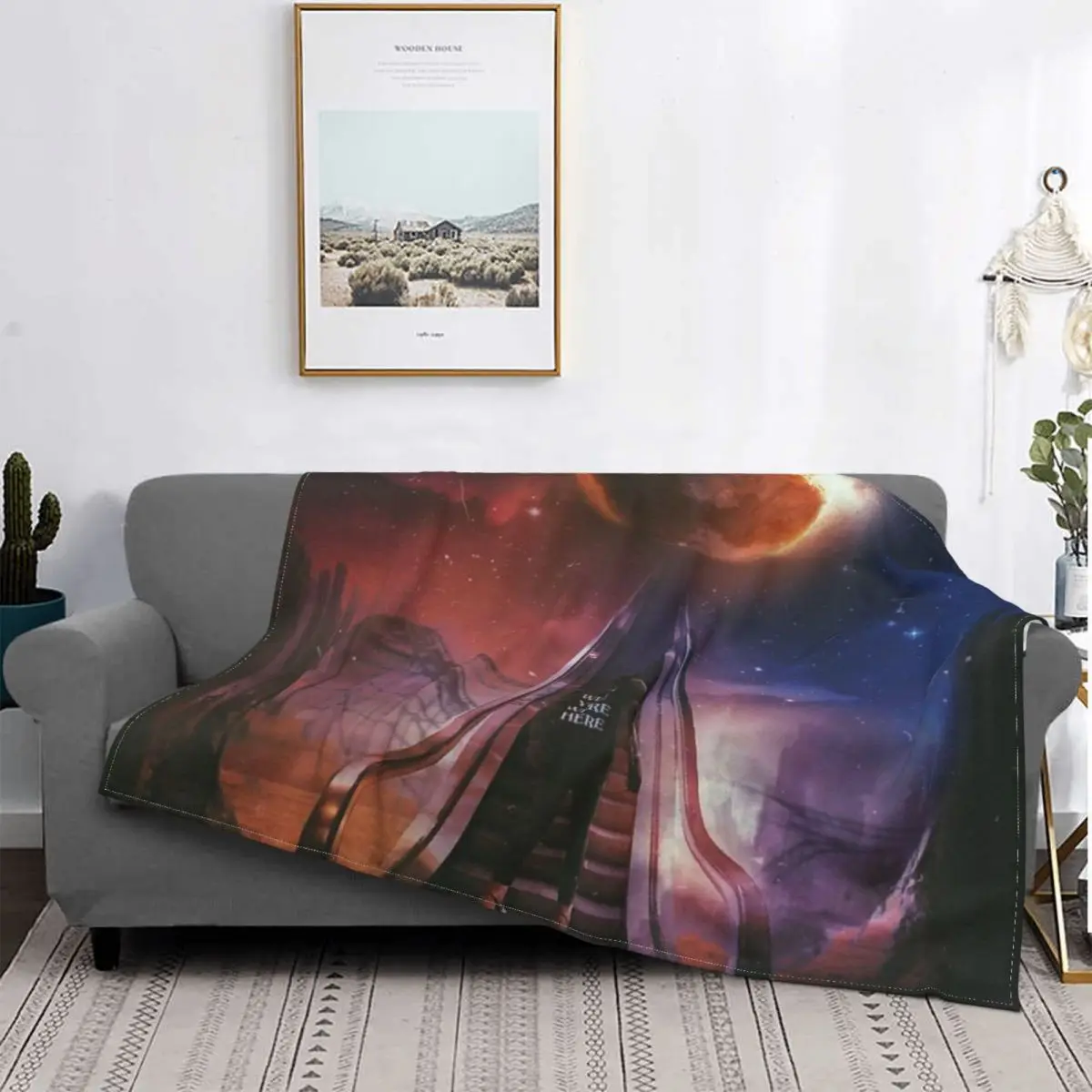 

Travisss Throw Blanket Cartoon Warm Bedroom AntiPilling