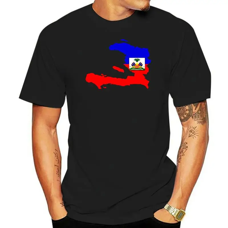 HAITIAN FLAG CLOTHING CARIBBEAN HAITI MEN WOMEN USA SIZE T-SHIRT EN
