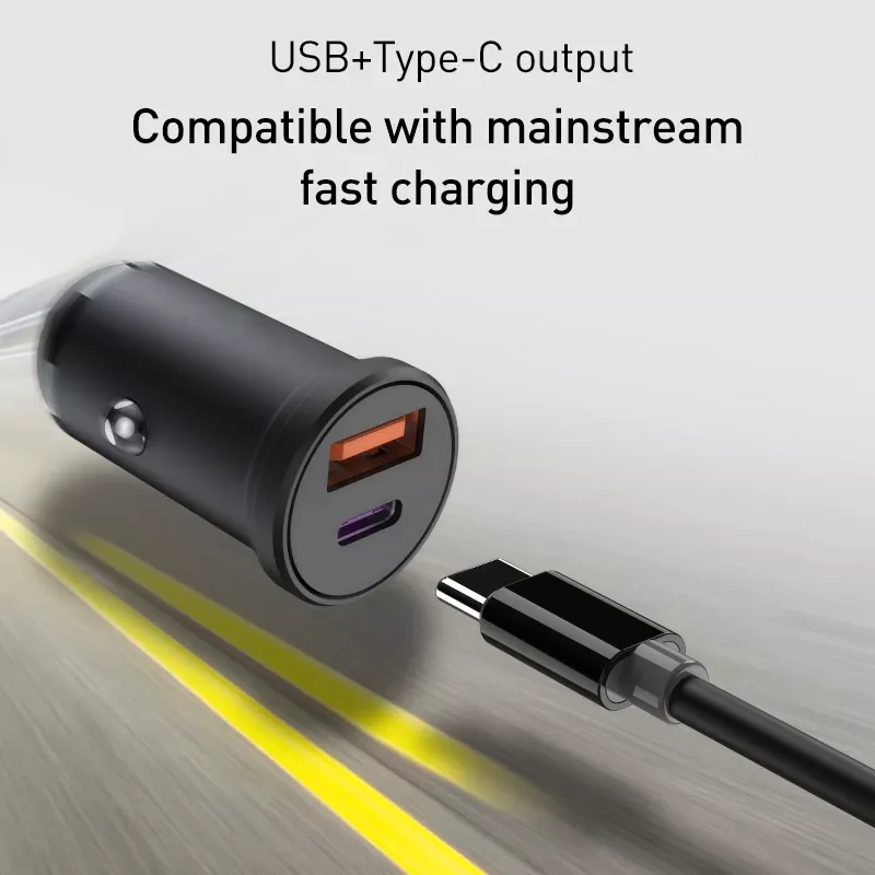 USB Car Charger Quick Charge 4.0 PD 3.0 48W Fast Charging Charger For iPhone 12 Pro 11 Mi Type C Mobile Phone