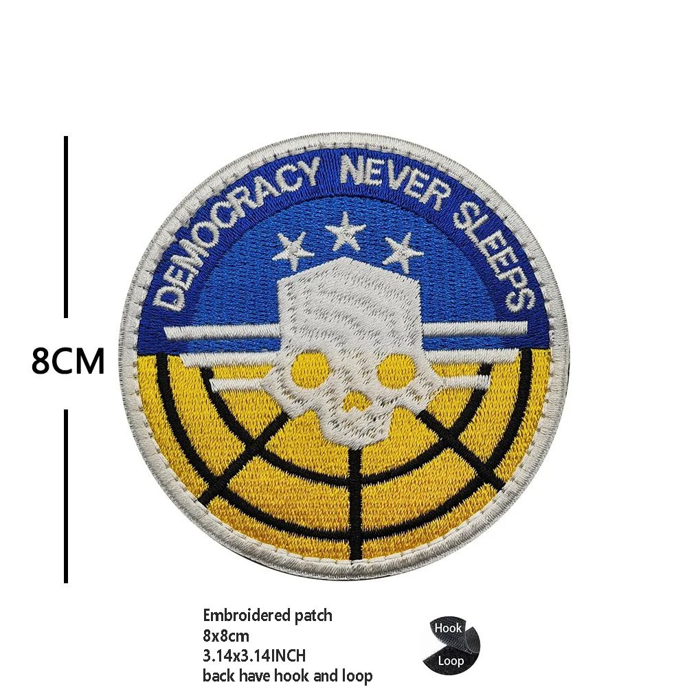 Аниме-игры на открытом воздухе вокруг вышитой сумки аксессуары тканевая нашивка