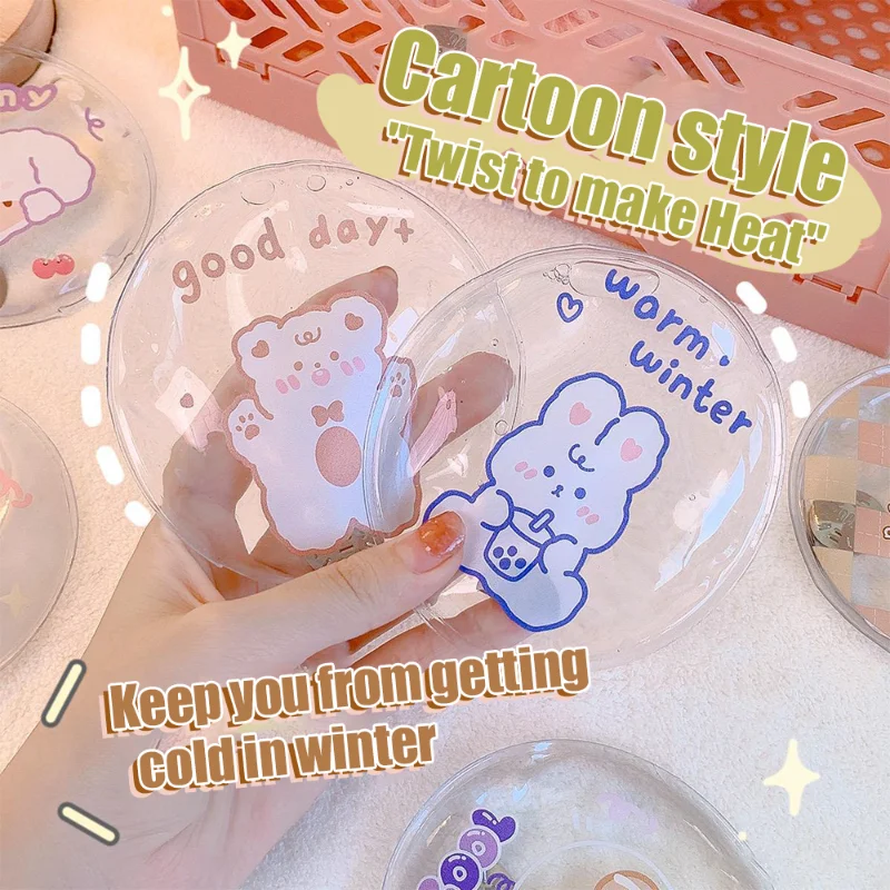 

Mini Winter Reusable Gel Hand Warmer Warm-fitting and Fast Self-Heating Cute Hand Warmer Print Instant Heating Pack