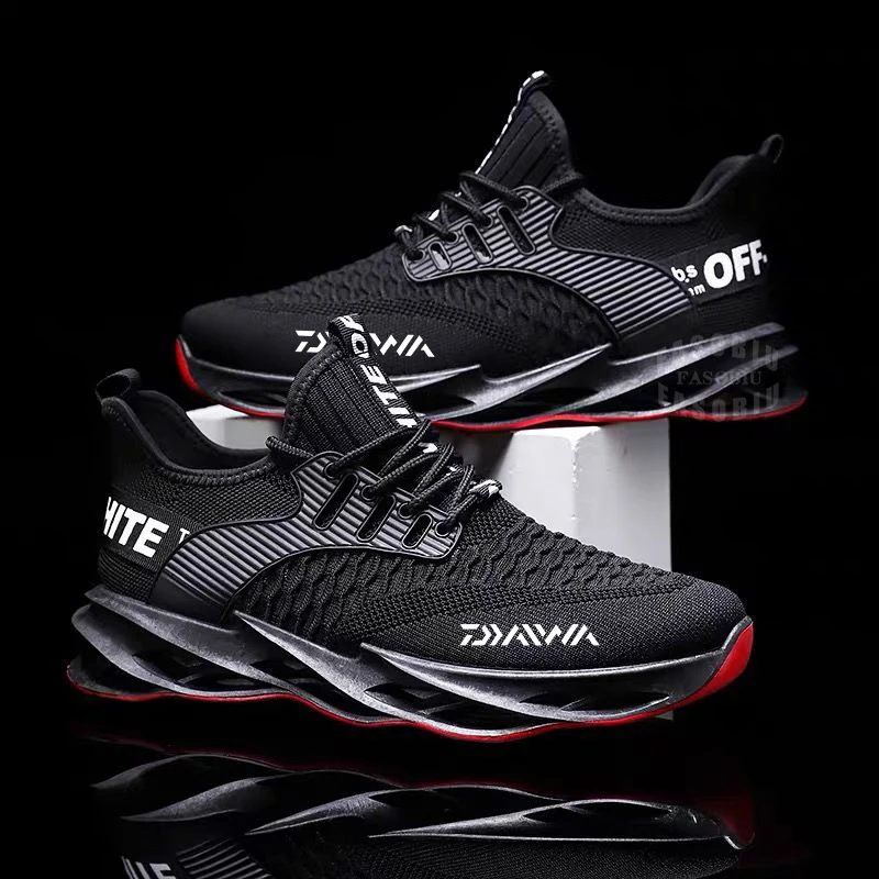 

Men's Outdoor Sports Fishing Shoes Breathable Running Casual Sneakers Lightweight Mountaineering Wear-resisting Hiking Shoes