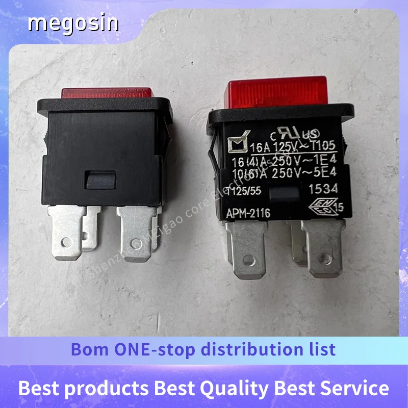 

Megosin самоблокирующийся кнопочный переключатель APM-2116