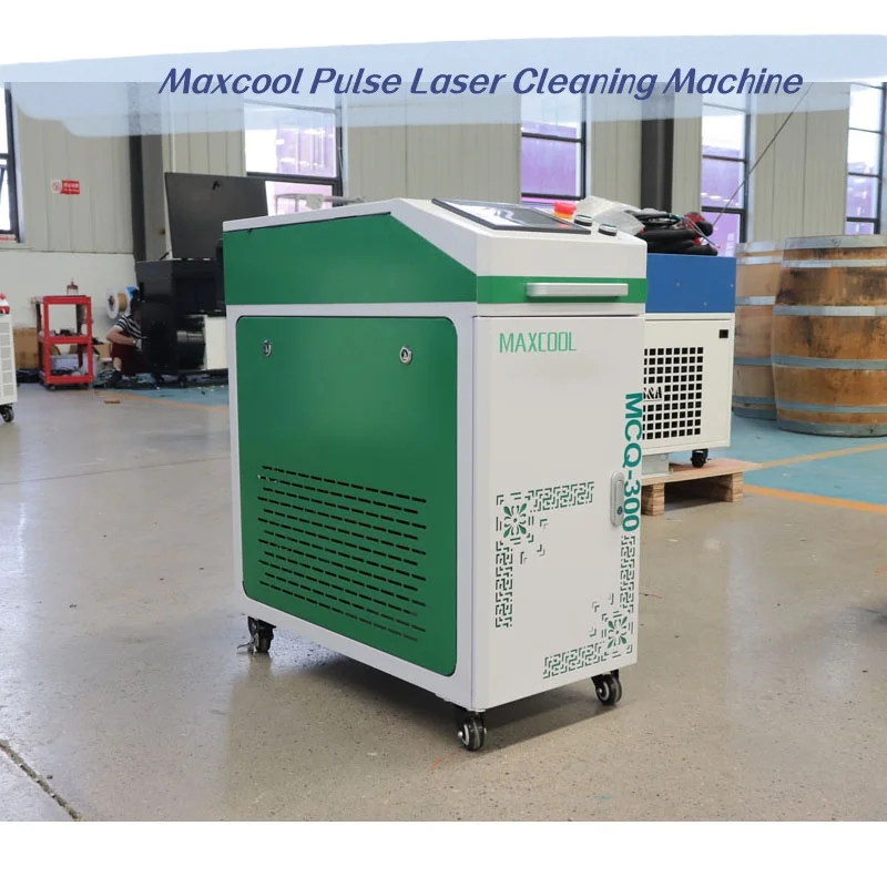 Импульсная лазерная чистящая машина мощностью 300 Вт портативный лазерный