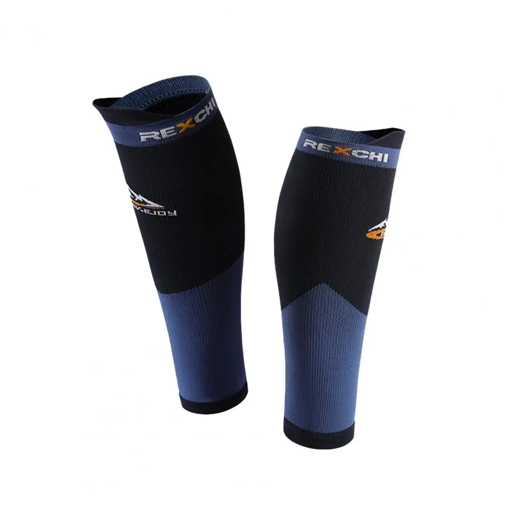 

1 Pair Leg Brace Vibration Damping Not Sweaty Compression Nylon Cycling Shock Absorption Leg Sleeves Outdoor Sports