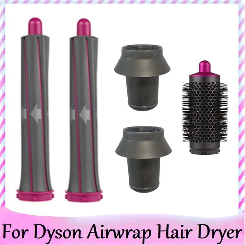 

Hot Hair Curling Barrels And Adapters For Dyson Airwrap Hair Dryer Styler Accessories Cylinder Comb Curling Styler Tool
