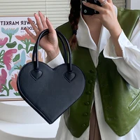 vintage cool girls love heart handbags fashion designer womens shoulder bag retro female black small tote purse crossbody bags