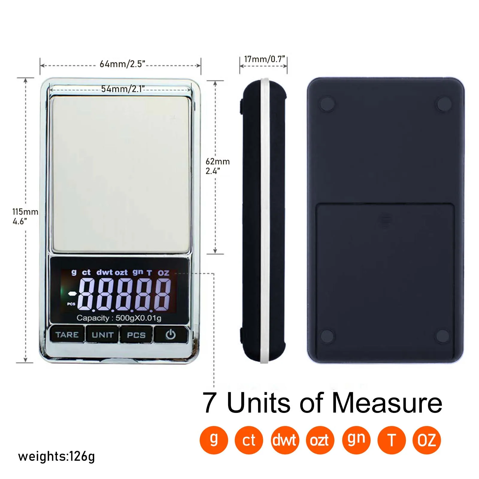 1 шт. высокоточные мини-весы для ювелирных изделий 0 01 г