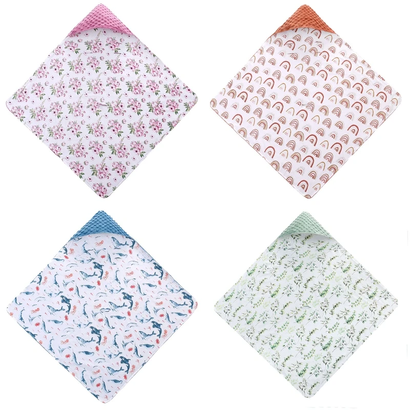 

Newborn Soft Wrapping Blanket 90x90x35cm Infant Baby Crib Safety Seat Blankets