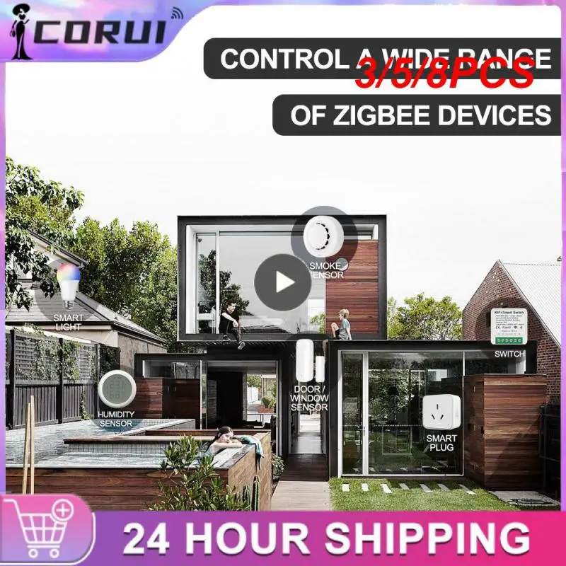 

3/5/8 шт. Zigbee Tuya Zigbee 3,0 шлюз концентратор для автоматизации умного дома беспроводной концентратор шлюз Smart Life Tuya Zigbee