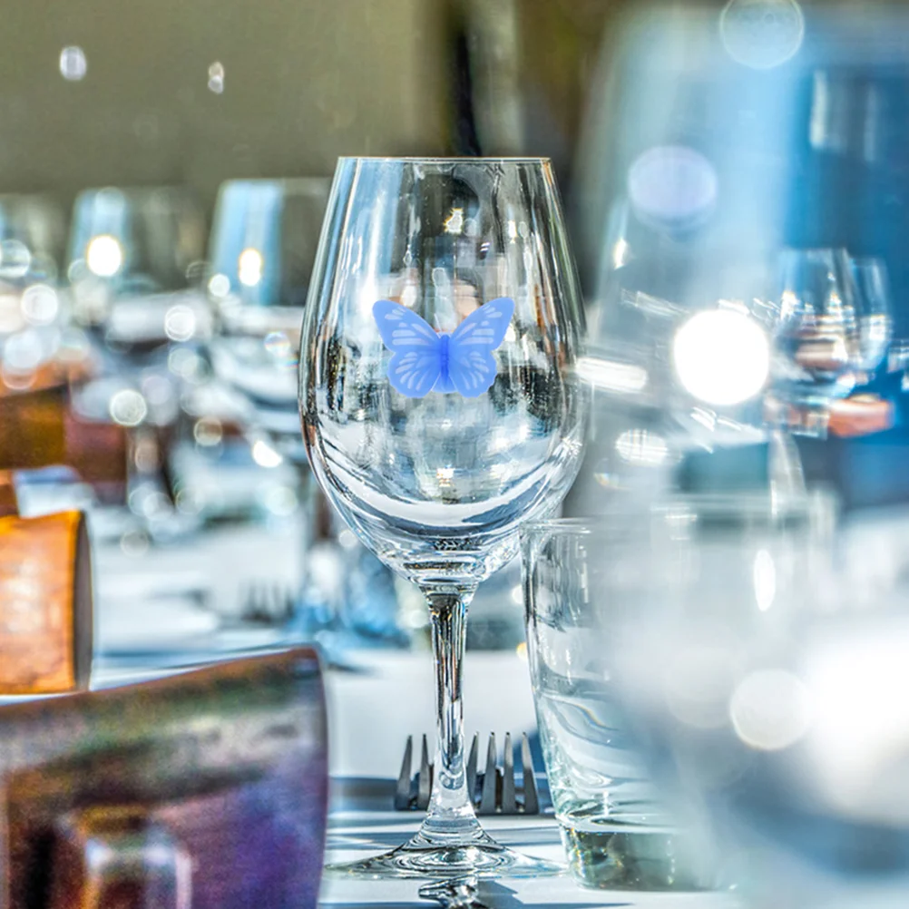 12 шт. наклейки с изображением чашки декор стеклянный идентификатор подвески