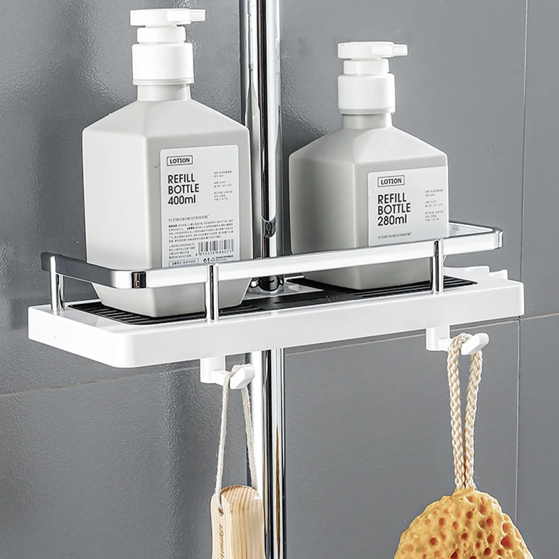 

Storage Basket shower room Bathroom Towel Rack Soap Dish Shampoo Rack ABS Bathroom Shelves