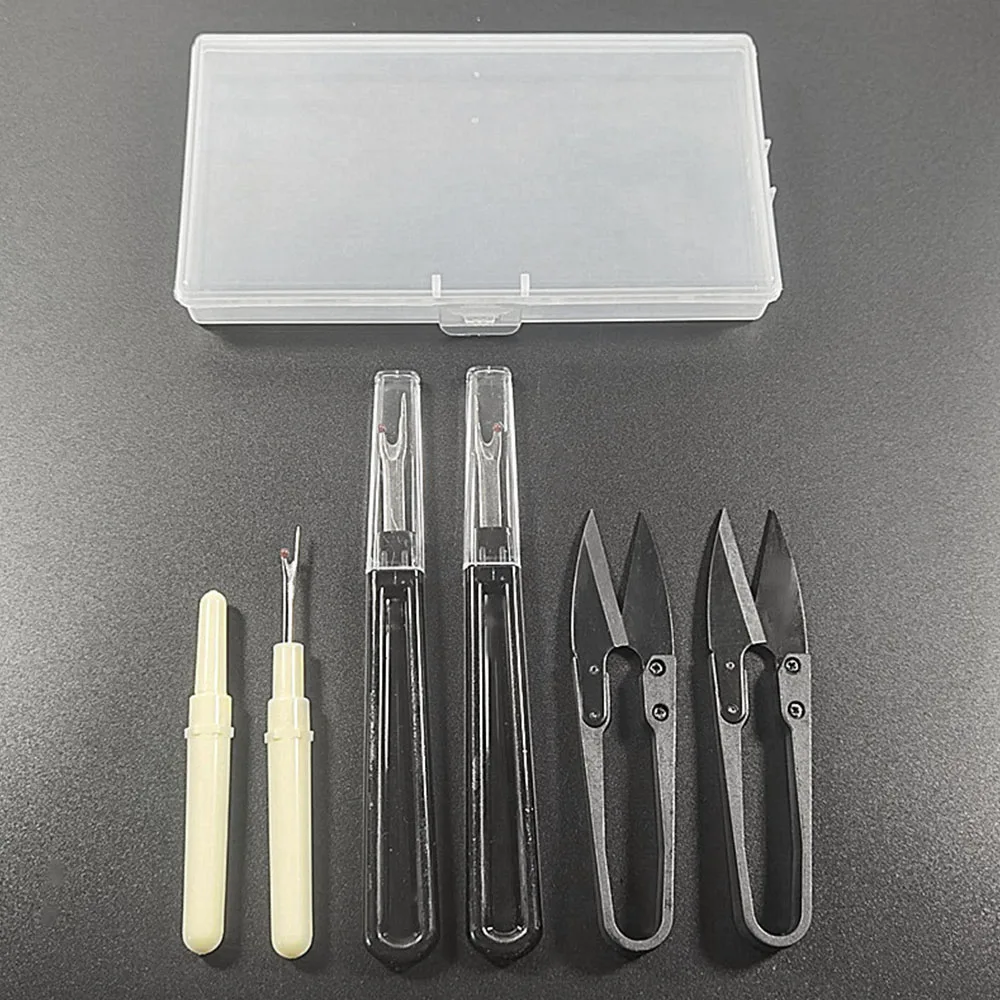 

6Pcs Sewing Kit Includes High-carbon Steel Sewing Scissors Plastic 8.5/13.5cm Seam Rippers Sewing Tools For Sewing And DIY Craft